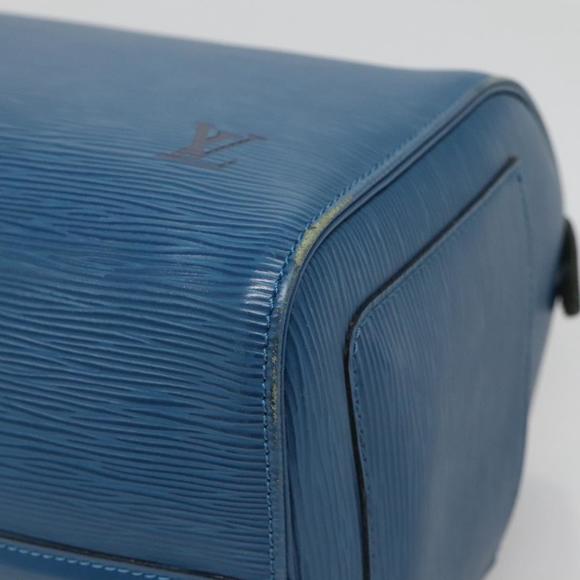 LOUIS VUITTON Epi Speedy 30 Hand Bag Toledo Blue M43005 LV Auth 138732 - Picture 8 of 16